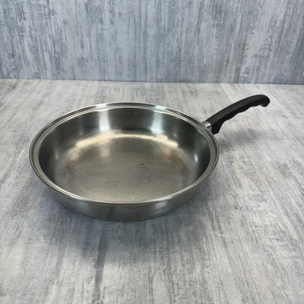 Vintage Vollrath LO-HEET Aristocrat Stainless Steel 10” Skillet Sauce Pan No Lid